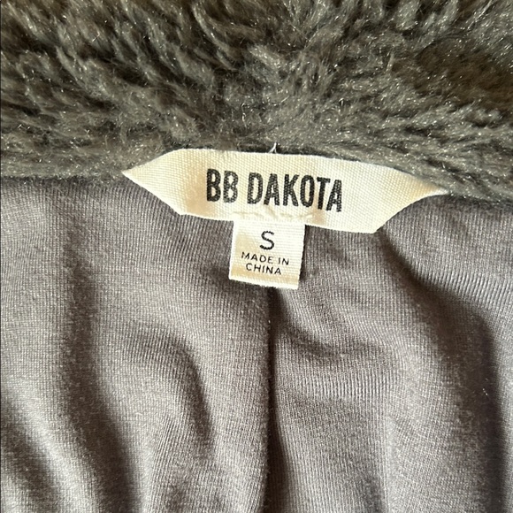 BB Dakota Charcoal Teddy Jacket size S - Picture 9 of 10